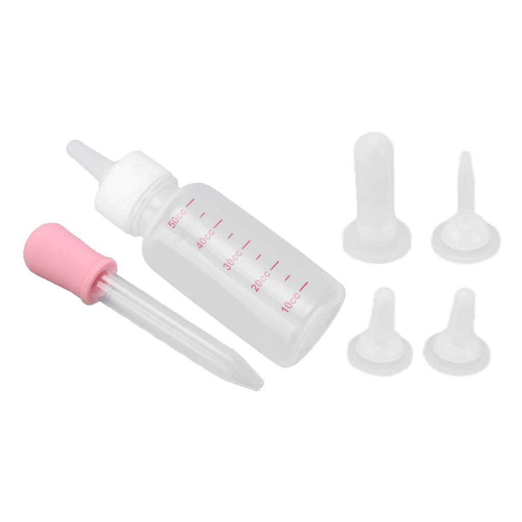 Small Pet Nurser Bottle Nipple Type Portable Nursing Feeding Bottle for Puppy Squirrel Kittens