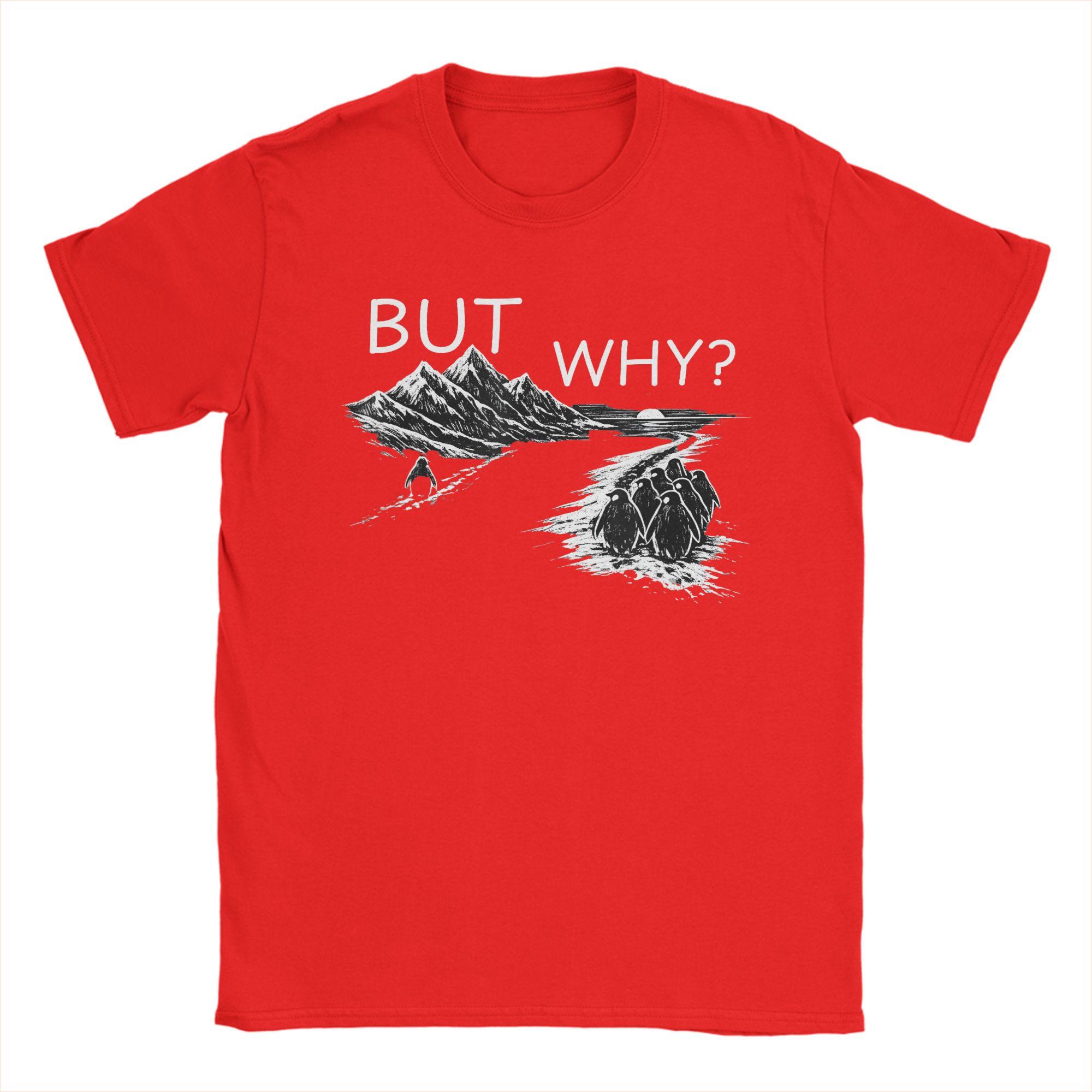 

but why Penguin TShirts for Unisex Vintage 100 Cotton Tees Round Collar Short Sleeve T Shirt Printed Clothes S