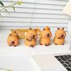 Colorful Capybaras Collectible Figurine Fun and Cute Decoration for Home or Workspaces
