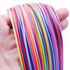 Mix Rainbow Color 102030Pcslot 50Cm Leather Rope Chain Necklace For Women Men Accessories Diy Wax Adjustable Choker Necklace