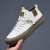 Men Winter Shoes Thick Soled Men's boots Outdoor Lace Up Leather Boots Male Comfortable Warm cott Shoes Botas Zapatos