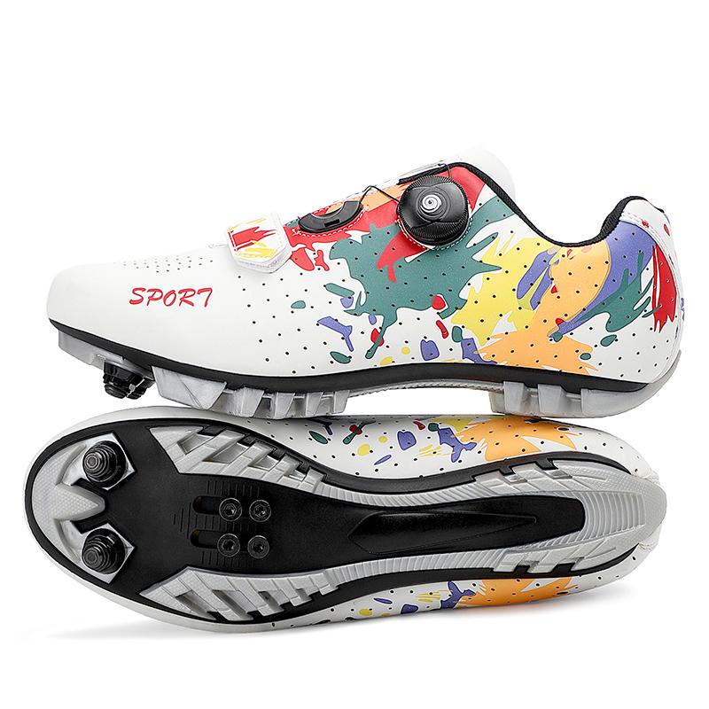 2025 New Cycling MTB Shoes Men Sports Route Cleat Road Bike Speed Flat Sneaker Racing Women Bicycle Mountain Spd Biking Footwear