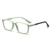Personalized Anti Blue Light Reading Glasses Trendy Women Fashionable Frame Colorful Lens 6819