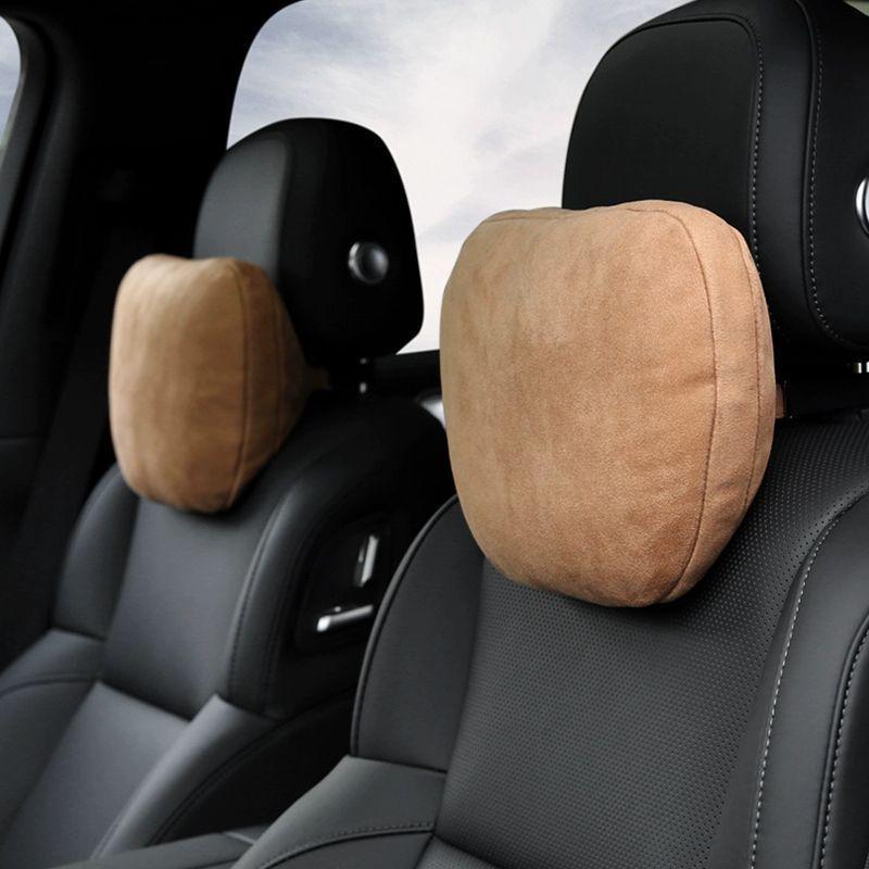 Nick Car Headrest Lumbar & Neck Support Pillow for Maybach S-Class, Mercedes, Tesla & AITO