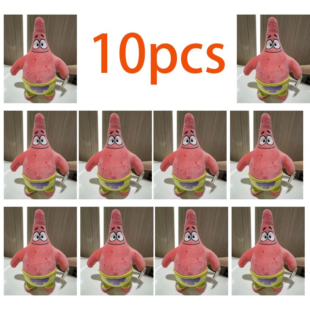 22-40Cm 100% Genuine Spongebob Patrick Star Kawaii Cartoon Animal Plush Toy Stuffed Doll Cartoon Soft Kids Toys Birthday Gift