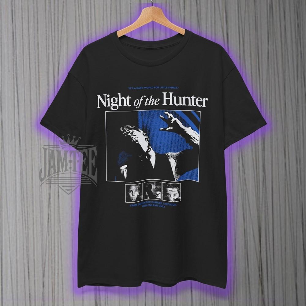 Night of the Hunter Movie T-shirt, Classic Film Tshirt,trendy Black UNISEX Shirt