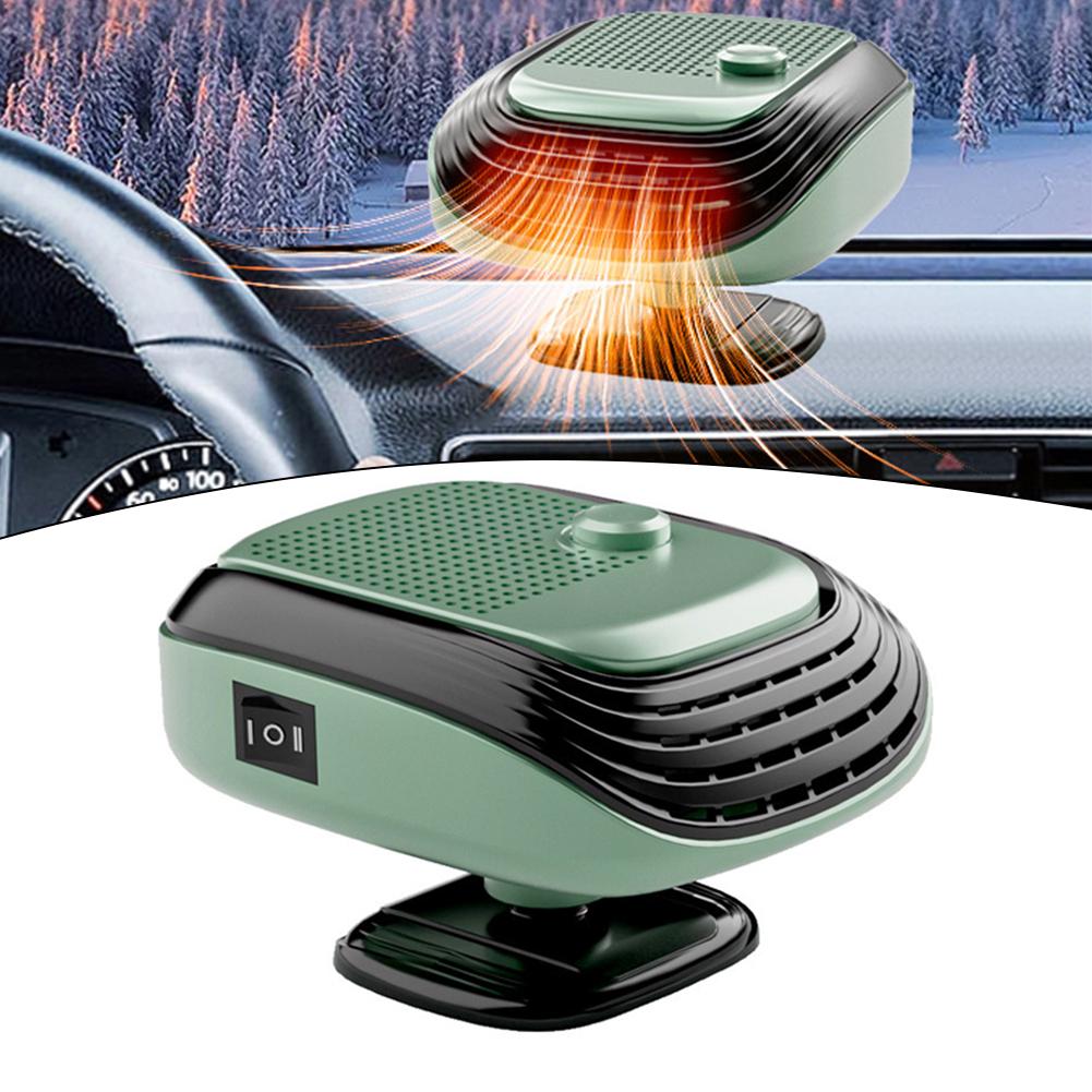 Adjustable Defrosting Car Defroster Heater 120W 13*11*4.7cm 2 In 1 ABS+Fan Heating&cooling Fits For 12V Trucks