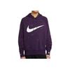 Nike Sportswear Swoosh Printed Logo Pullover Hoodie Men Tops Purple DA0111-525