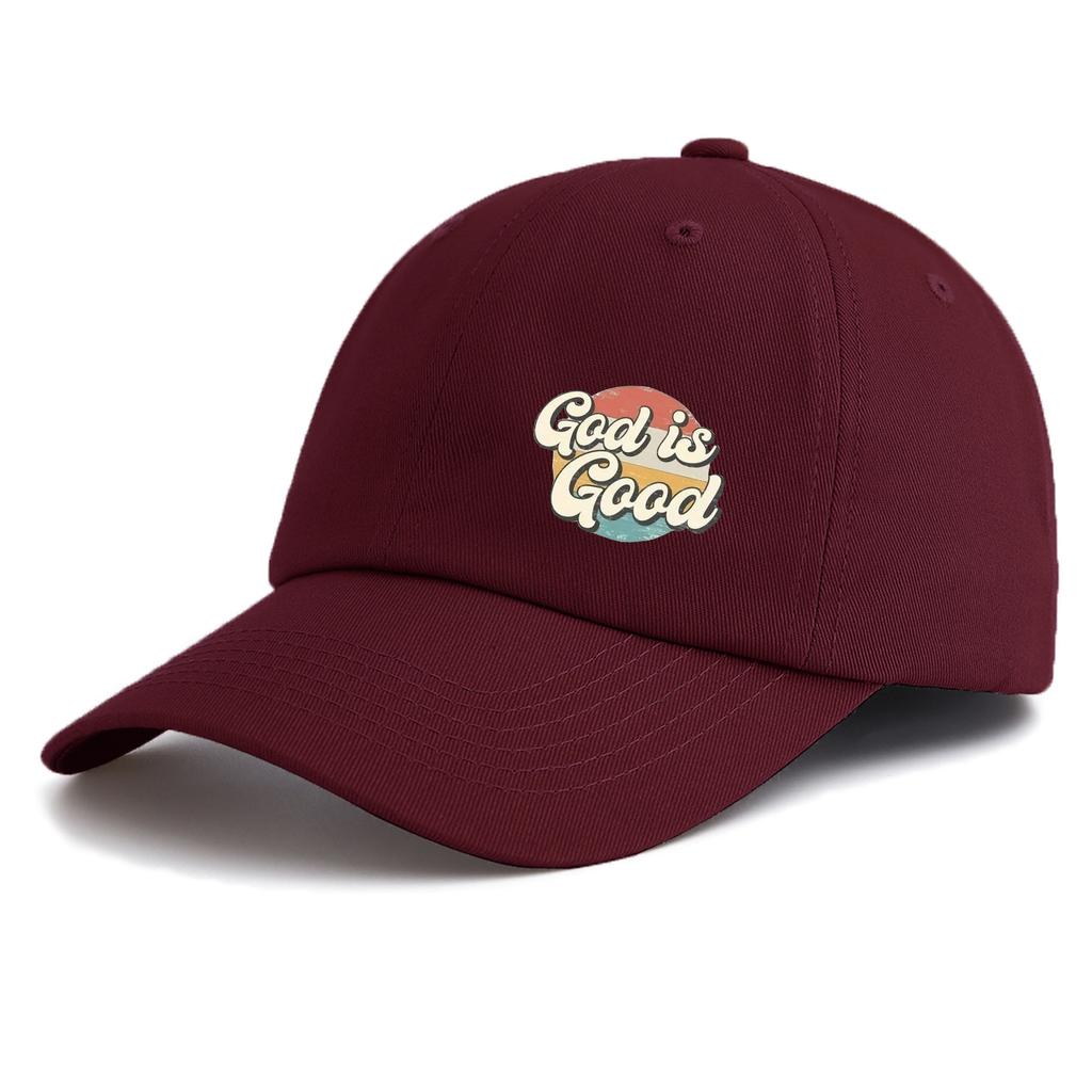 1pc GOD IS GOOD Print Baseball Cap for AdultsMinimalist Retro Style Casual Soft Adjustable Dad HatPerfect As Gift