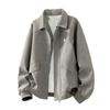 Spring & Autumn Youth Men’s Retro Leather Workwear Jacket - Japanese Hong Kong Trend