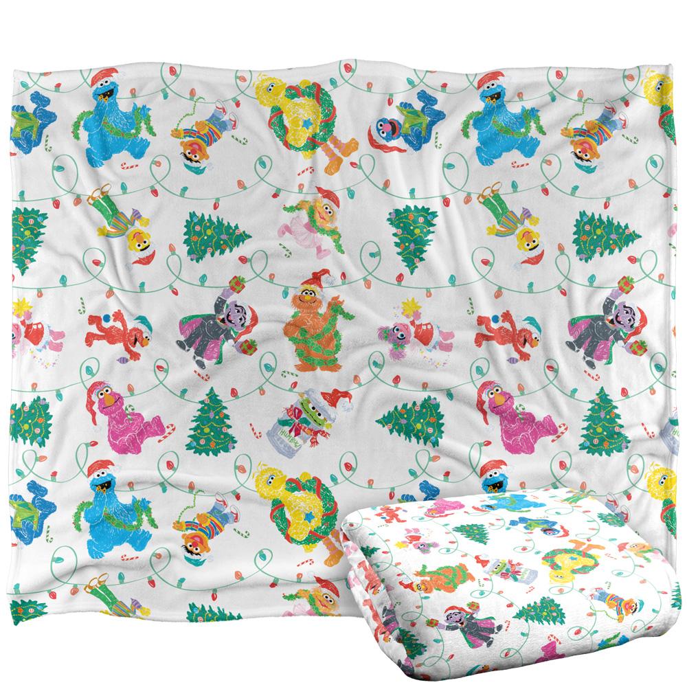 Sesame Street Silky Lights Supersoft Blanket