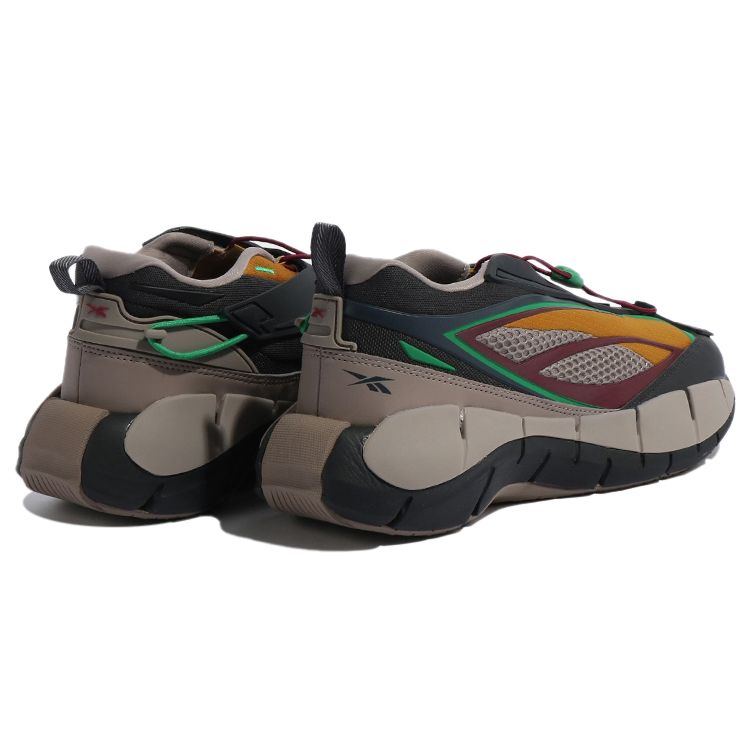 Reebok Zig 3D Storm Hydro Comfortable Durable Low Top Running Shoes Men Running Shoes Graphite Black Brown GY5622