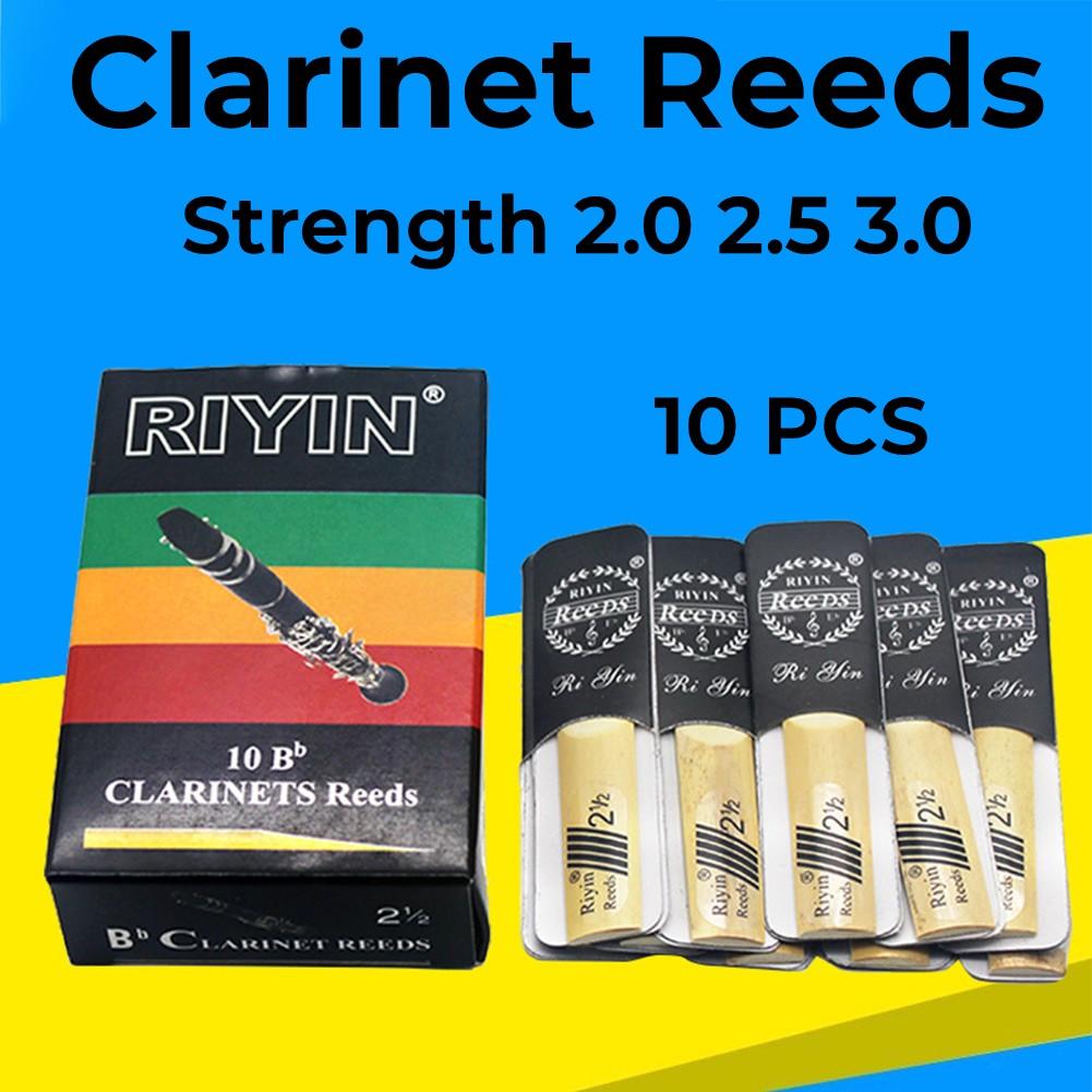 

Clarinet Reeds B Flat Reed For Bb Clarinet Hardness 2 / 2.5 / 3 Strength 3