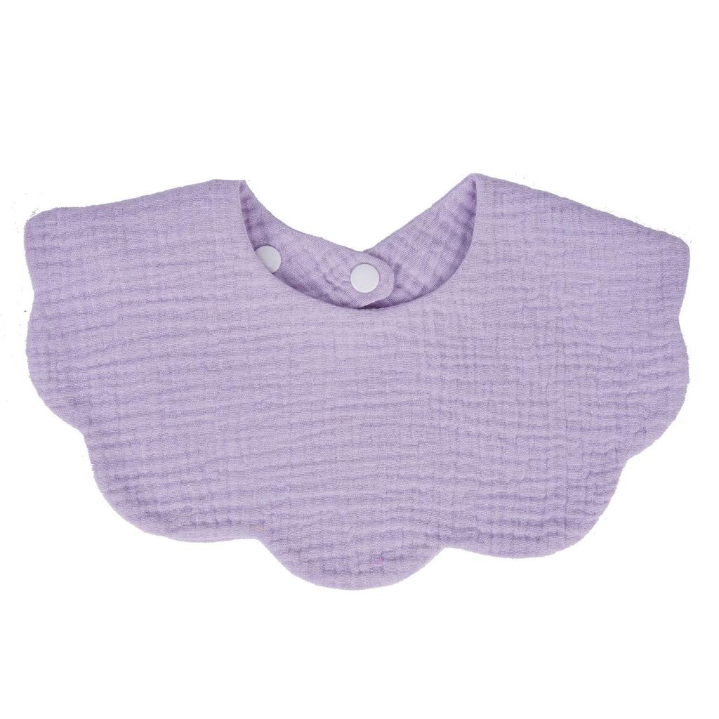 1pcs Cotton Soft Baby Bibs Solid Color Infant Bib Newborn Burp Cloths Bandana Scarf for Kids Boy Girls Feeding Saliva Towel