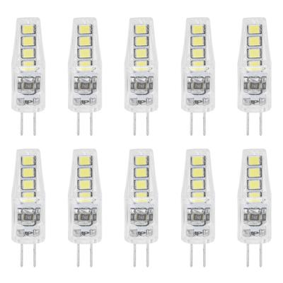 10 Uds G4 8LED luz 2835 Chips de lámpara 2W 360 ángulo bombilla de lámpara de PC para oficina en casa 220V