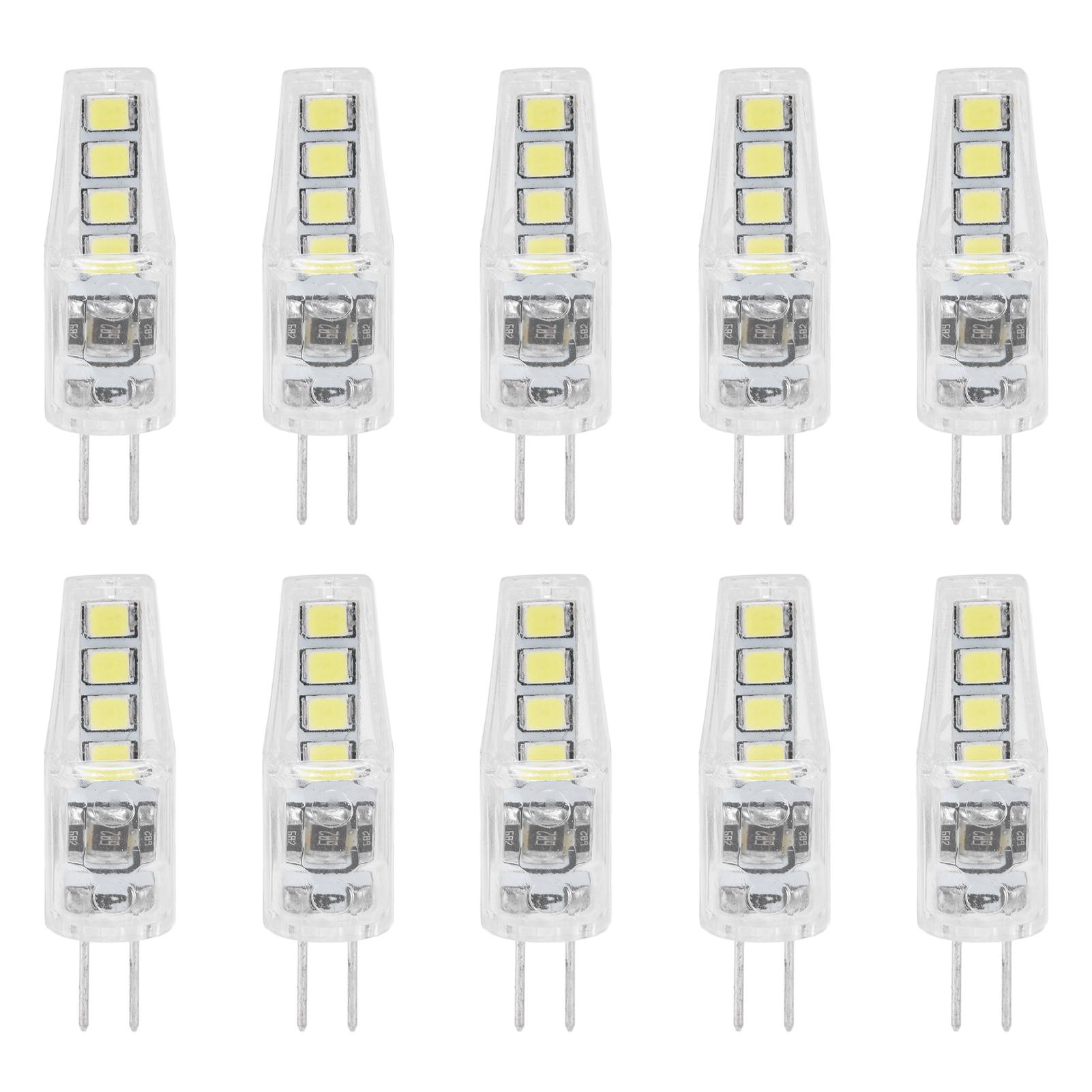 

10 шт G4 8 светодиодов 2835 чипы лампы 2 Вт 360 угол ПК лампа для домашнего офиса 220 В