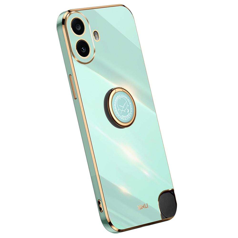 XINLI For Nothing CMF Phone 1 Case Ring Kickstand Electroplating TPU Phone Cover