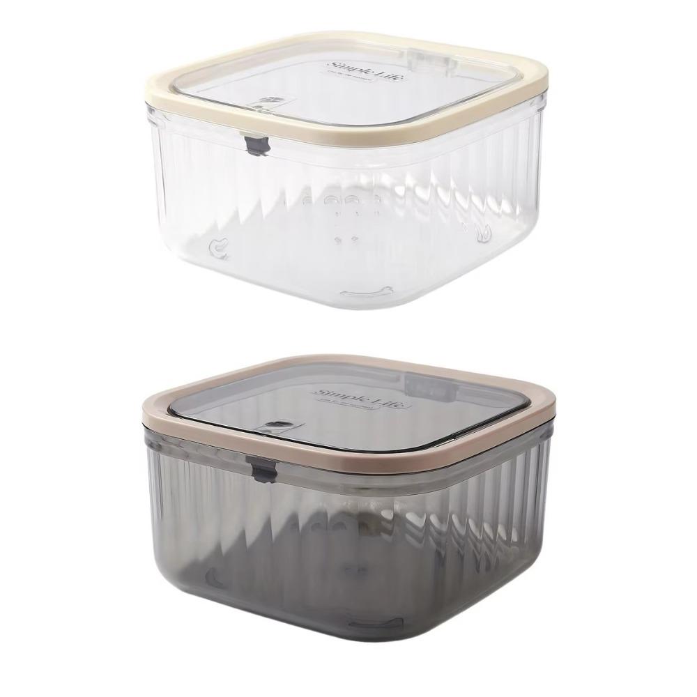 Acrylic Transparent Storage Box With Lid Pop-up Storage Box Mini Mini Trash Can  Workstation