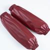 Thick Wear-Resistant Waterproof PU Leather Arm Sleeves for Adults - Oil-Proof Dishwashing and Kitchen Cuffs, Plus Size Available.