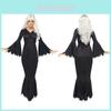 Versatile And Timeless Plus Halloween Midnight Horror Vampire Skeleton Costume Long Outfit