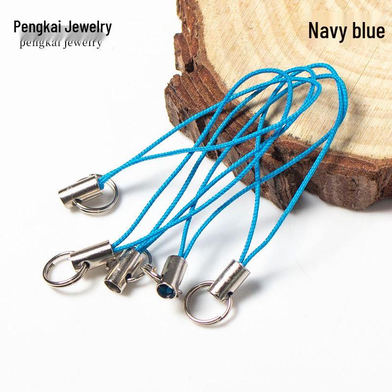 

Аксессуары для украшений своими руками: Двойной ремешок для телефона с маленьким шнурком-украшением и кулоном-куклой