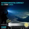 Super Bright Led Flashlight Rechargeable 5100LM Powerful Tactical Torch Lamp Use 32850 Battery Outdoor Emergency Camping Lantern