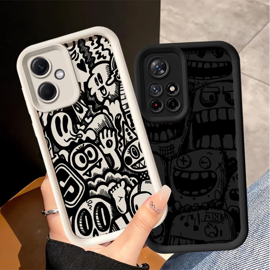 Case for Xiaomi Poco F8 C51 C61 C50 X3 NFC X3 Pro Phone Cover Cool Street Graffiti