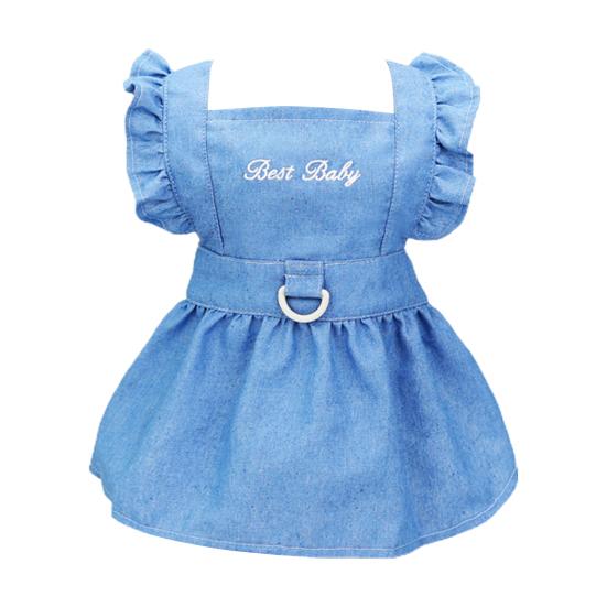 

Мягкая юбка для собак, красивый пуловер с пышными рукавами, летняя одежда для щенков, наряды L