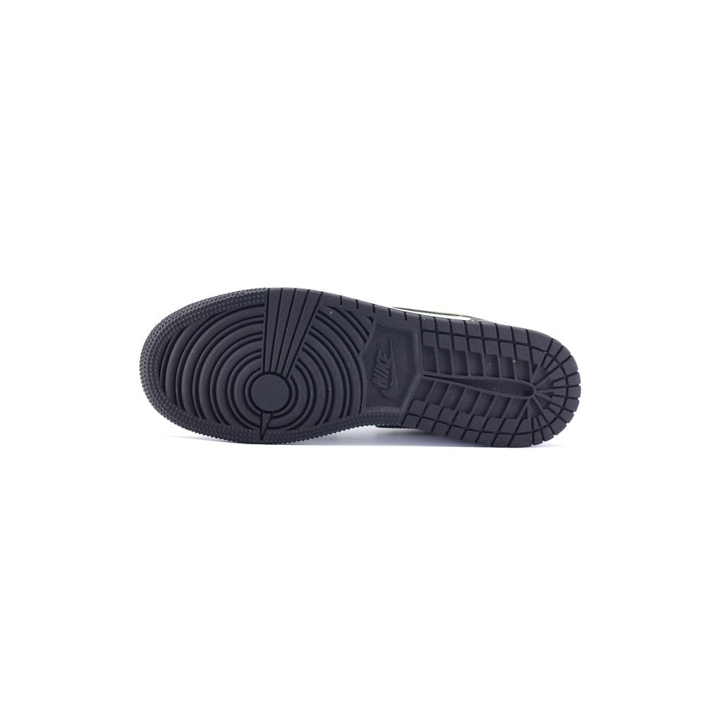 Jordan Air Jordan 1 Slip Resistant Abrasion Resistant Low top Vintage Basketball Shoes Unisex Black White HF3148-106(Team448-just)