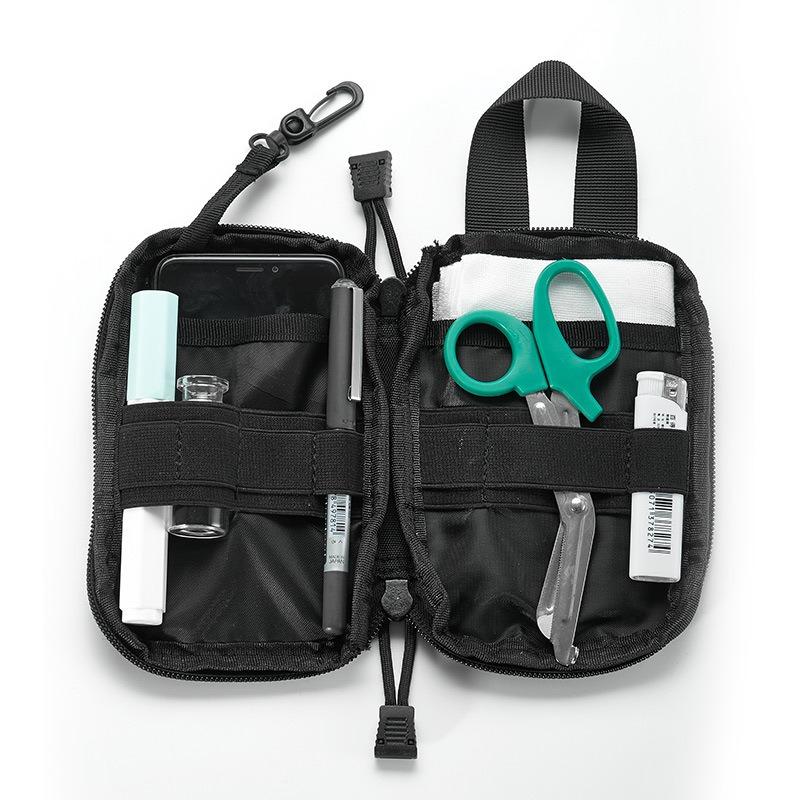 IFAK MOLLE Tactical Medical First Aid Kit Bag Portable Camping Emergency Pouch with Waist Pack for Outdoor Survival Gear