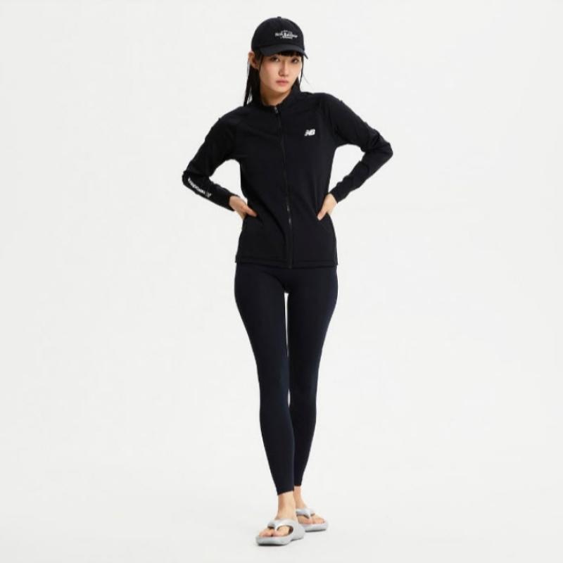 New Balance Kqj Nbmde22613 19 Common Basic Zip Up Rash Guard  Standard