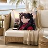 Tohsaka Rin Anime Girl Fate Stay Night Pillow Case for Sofa Living Room Home office Decor Protective Cover