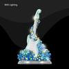Non-Toxic Plastic Flowers Electric Guitar Ukulele Building Blocks Assembly Toys For Kids Adults Desktop Ornament Gifts Items