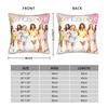 Katseye Kpop Style Mädchen Kissenbezug Kawaii Kissenbezug Bequeme Kissenbezüge Für Büro Auto Heimdekoration