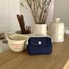 Portable Coin Purse New Solid Mini Cash Wallet Lightweight Canvas Headphone Bag Women Key Pouch Travel Card Holder