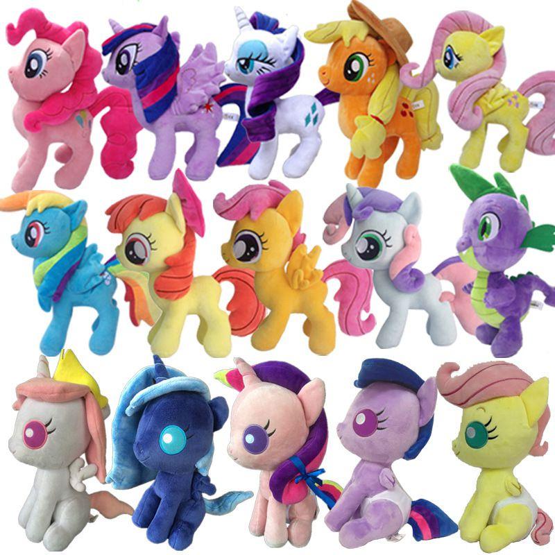 Adorable My Little Pony Plush Toy Spike Twilight Sparkle Soft Doll For Kids' Gifts