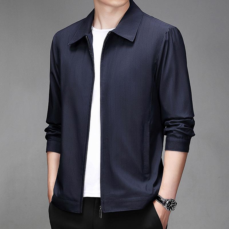 

Чоловіча осіння повсякденна універсальна куртка великого розміру з темним візерунком M