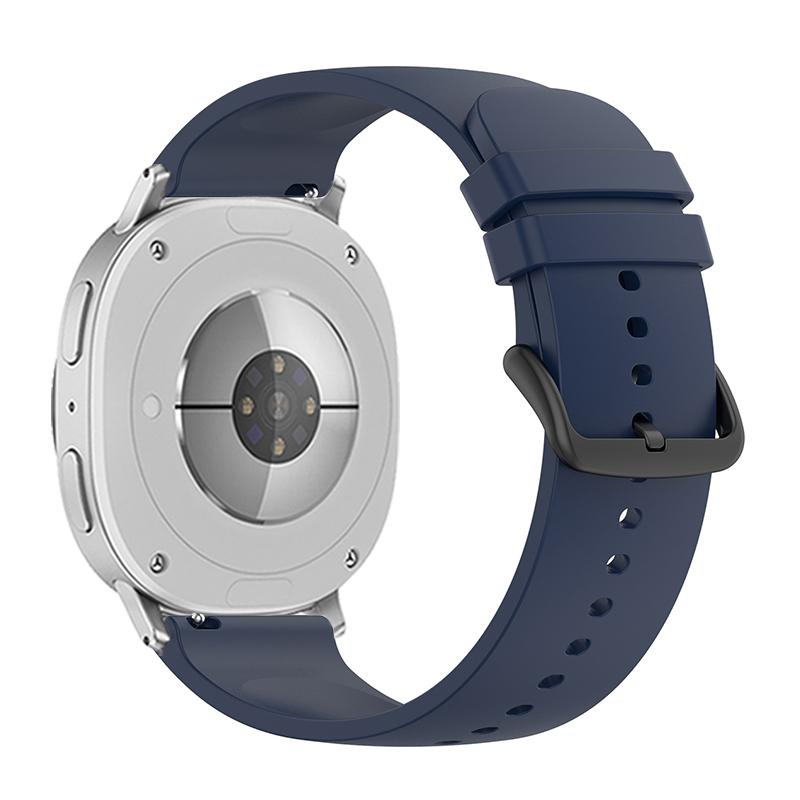 

Силиконовый ремешок для Samsung Galaxy Watch8 Classic 46 мм/Watch8 44 мм/40 мм с круглым концом Midnight Blue