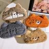 Cute Plush Animal Pencil Case Stationery Pen Bag Portable Makeup Bag Student Sundry Organizer Pouch Back To School Gifts