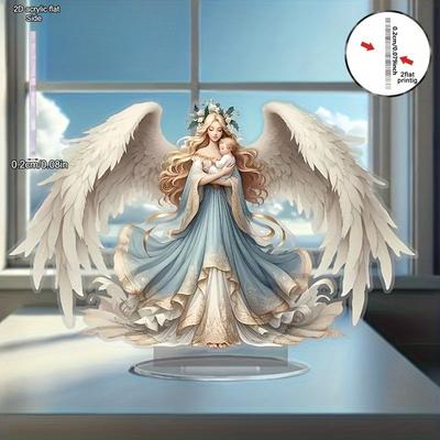 Engel-Umarmungs-Dekoration, Multifunktionale Dekoration, Geeignet für Zuhause und Büro, Ideales Geschenk, Heim-Tischdekorationen, Kinderzimmer, Heim-Schreibtisch L