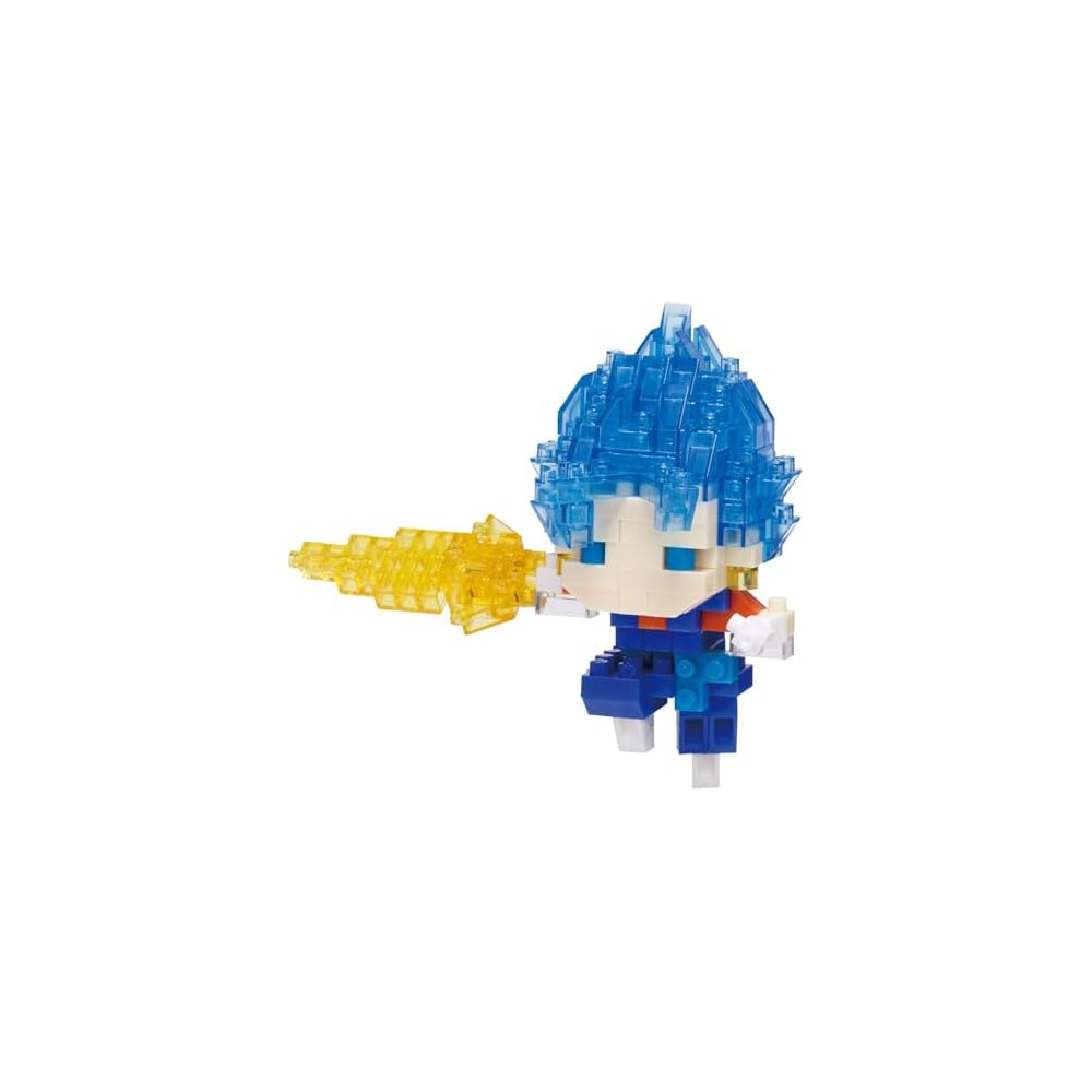 Kawada Nano Block Dragon Ball Super Vegito Super Saiyan God Super Saiyan Building Set 1.3x10.5x18cm for Ages 12 and Up