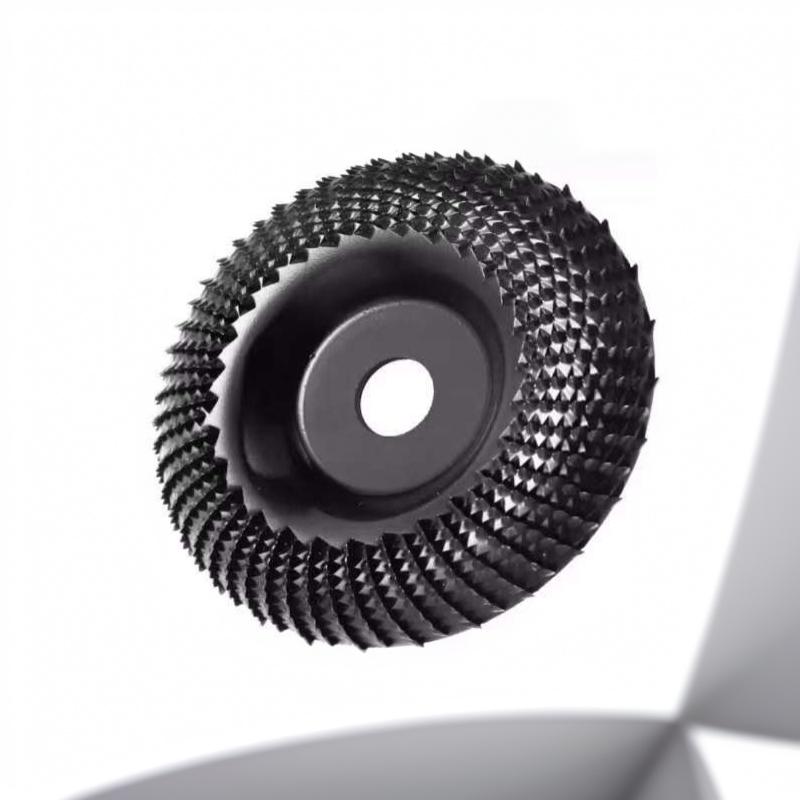 Wood Carving Disc 4 Inch High Hardness Carbon Steel Grinder Wheel Multipurpose Wood Shaping Tool for Angle Grinder DIY Wood Crafts