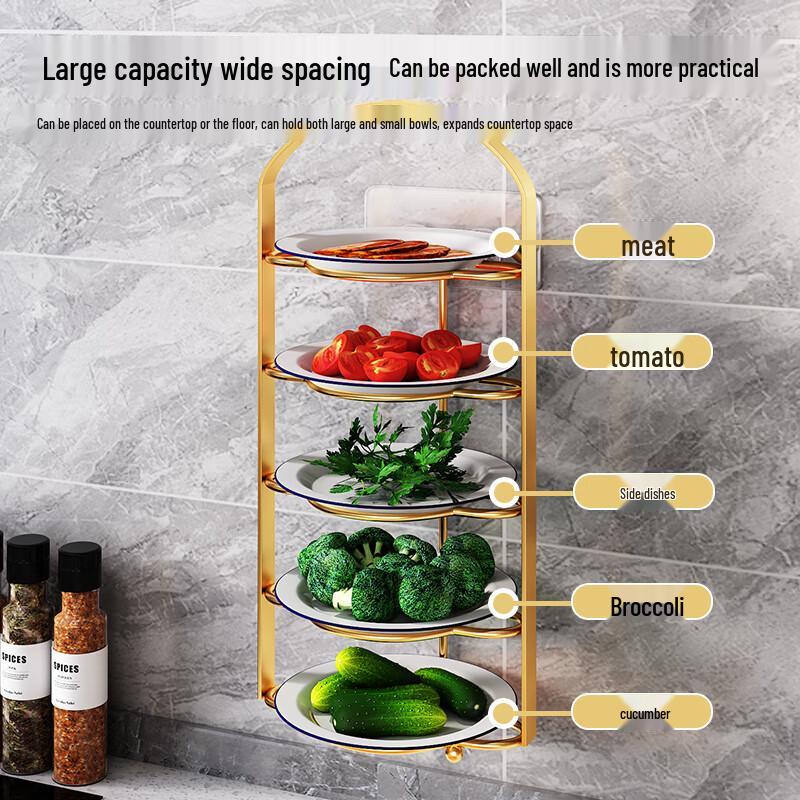 Multi-Layer Kitchen Prep Organizer Rack