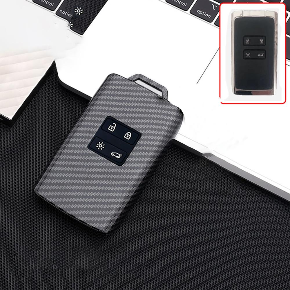 

Key Cover Case zoe for Renault Captur Megane Talisman Espace Clio Zoe Koleos Scenic 4 Arkana Dacia Sandero Card Remote чорний