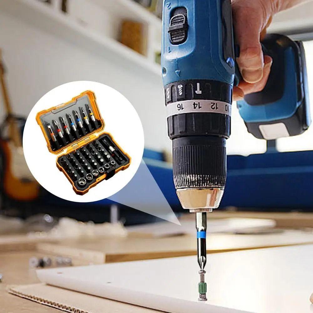 50 In 1 Multi-Size Sockets Set Magnetic Bits Power Tool Combination Kit  Construction Project