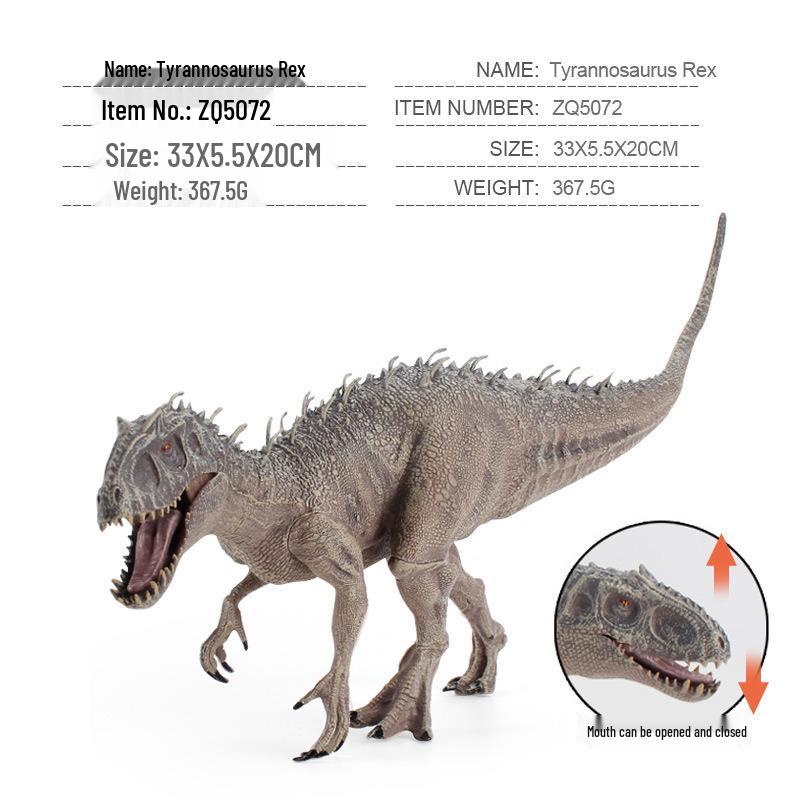 Realistic Jurassic Tyrannosaurus Rex Movable Mouth Model Toy Ornament