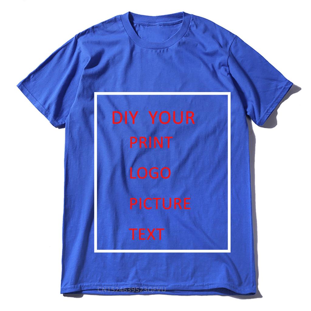 DIY CUSTOM YOUR PRINT LOGO PICTURE TEXT TSHIRTS WOMEN MEN UNISXE TSHIRT 100 COTTON OWN DESIGNS TOPS TSHIRT Gift