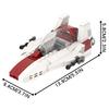 MOOXI Weltraumkrieg Panzer Modell Bausteine DIY Diorama Erwachsene Kinder Spielzeug Bausteine Set Montessori Geschenke Raumdekoration