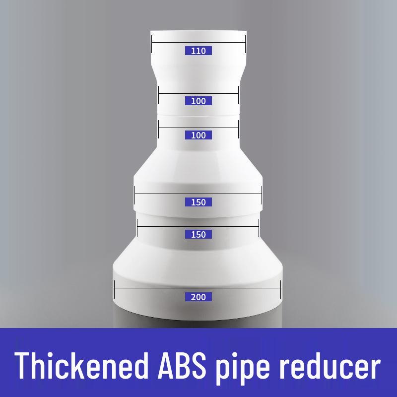 Large To Small Plastic Ventilation Exhaust Pipe Reducer Connector