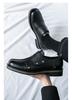 Men's Height Increasing Leather Slip-On Shoes: Summer Casual & Business Wedding Footwear